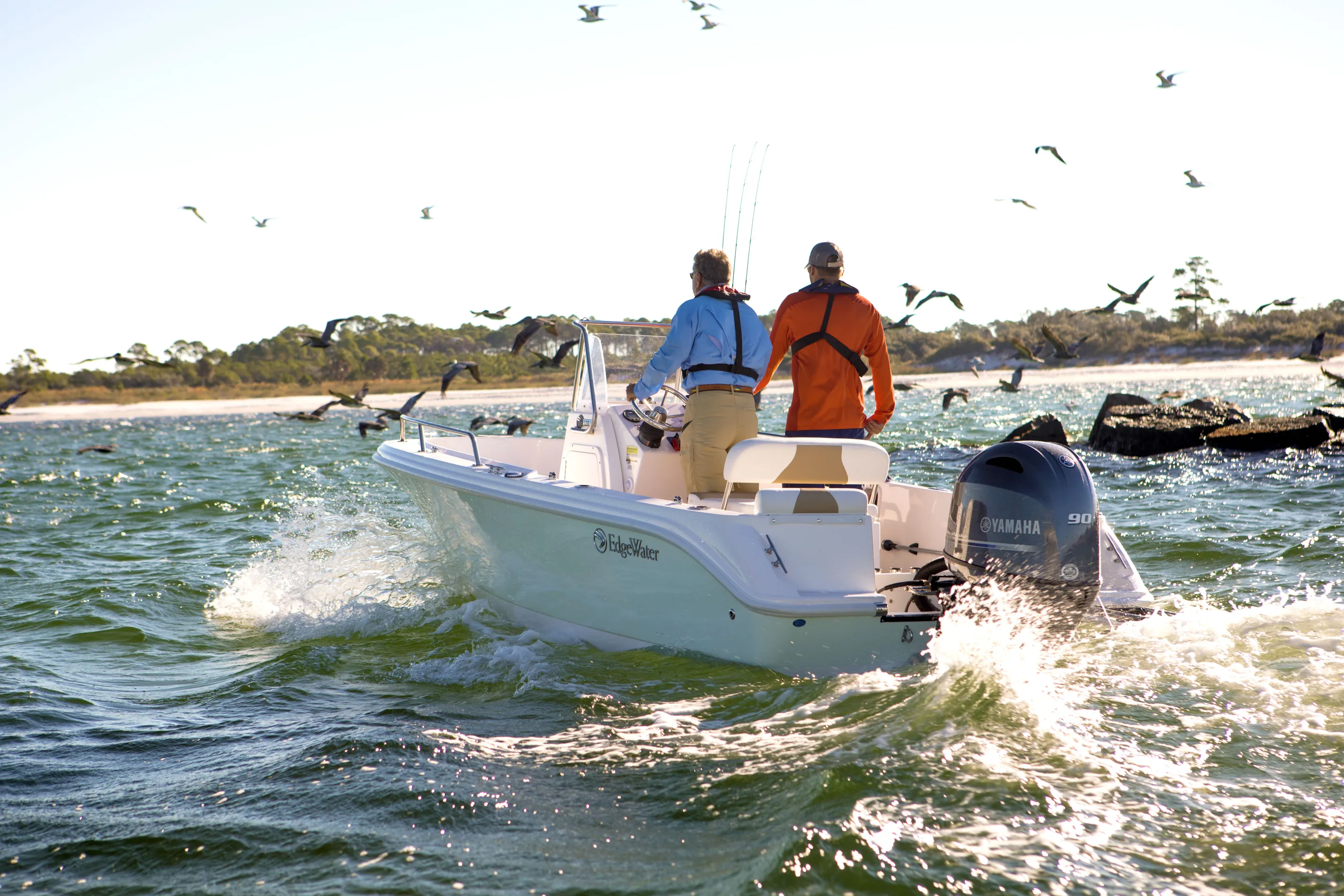 Pre-owned center console boat on the Gulf Coast